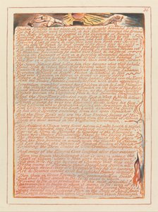 Kudüs, Levha 36, Reuben yerine dönüyor.... by William Blake