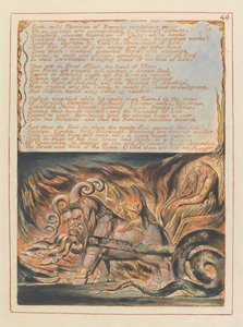 Kudüs, Levha 46, Banyo, Hafif Hekim.... by William Blake
