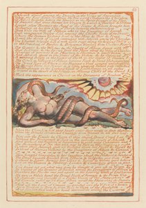 Kudüs, Levha 63, Yehova Druidlerin arasında duruyordu... by William Blake
