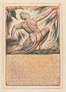 Kudüs, Plaka 95, Sesi Albions kil soğuk kulağını deldi.... by William Blake