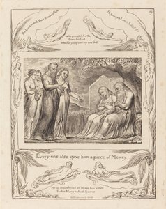 Hayırseverliği Kabul Eden İş by William Blake