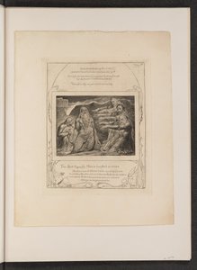 Arkadaşları Tarafından Azarlanan İş, 1825. by William Blake