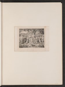 İş ve Ailesi, 1825. by William Blake