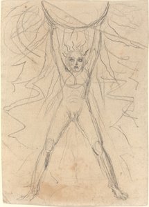 Güneşi Destekleyen Los [rekto] by William Blake