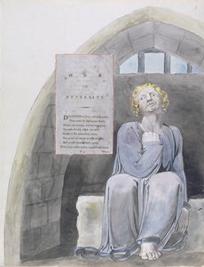 Sıkıntıya Övgü, 'Thomas Gray'in Şiirleri'nden tasarım 37 by William Blake