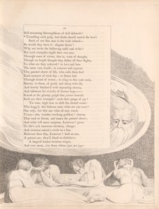 Levha 29 (sayfa 57): 'Ölüm kâseyi kapmasın diye her yudumda titriyorum' by William Blake