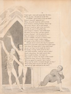 Levha 33 (sayfa 72): 'Ve yavan; akıl ve akıl kapıyı gösterir' by William Blake