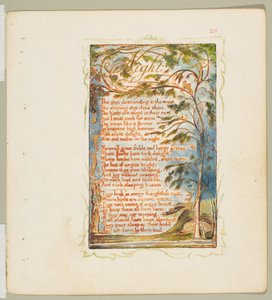 Masumiyet ve Tecrübe Şarkıları: Gece, yak. 1825. by William Blake