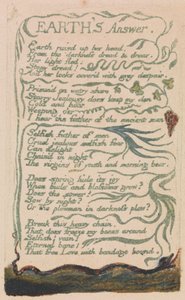 Masumiyet ve Deneyim Şarkıları, Levha 35, "Dünyanın Cevabı" (Bentley 31) by William Blake