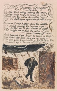 Masumiyet ve Deneyim Şarkıları, Plaka 45, "Baca Temizleyici" (Bentley 37) by William Blake
