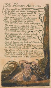 Masumiyet ve Deneyim Şarkıları, Levha 46, "The Human Abstract" (Bentley 47) by William Blake