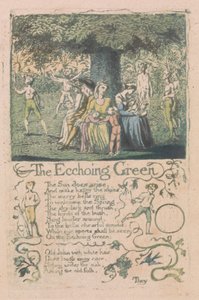 Masumiyet ve Deneyim Şarkıları, Plaka 8, "Ecchoing Green" (Bentley 6) by William Blake