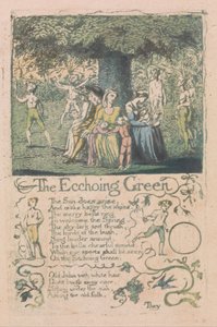 Masumiyet ve Deneyim Şarkıları, Plaka 8, Ecchoing Green (Bentley 6) by William Blake