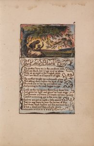 Masumiyet ve Deneyim Şarkıları, Plaka 8, Küçük Siyah Çocuk (Bentley 9) by William Blake