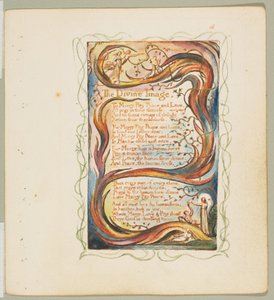 Masumiyet ve Deneyim Şarkıları: İlahi İmge, yak. 1825. by William Blake