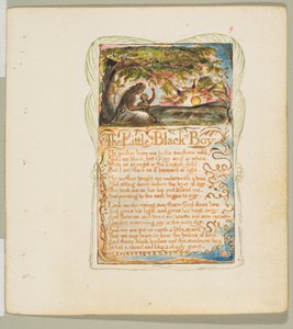 Masumiyet ve Tecrübe Şarkıları: Küçük Kara Çocuk, yak. 1825. by William Blake