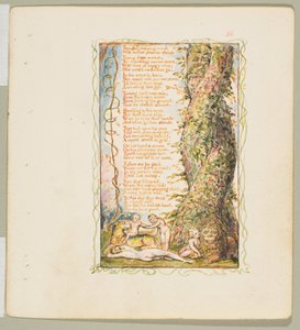 Masumiyet ve Deneyim Şarkıları: Küçük Kız Bulundu ikinci plaka, yaklaşık. 1825. by William Blake