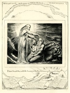 Eyüp Kitabı 42:5 by William Blake