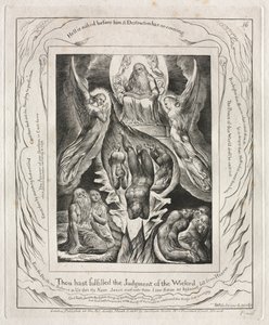Eyüp Kitabı: Pl. 16, Kötülerin Hükmü 1825