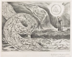 Şehvetlilerin Çemberi: Paolo ve Francesca by William Blake
