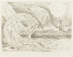 Şehvetlilerin Çemberi: Paolo ve Francesca by William Blake