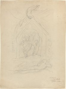 Barışın İnişi [rekto] by William Blake