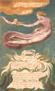 Urizen'in İlk Kitabı, Resim 2, "Urizen Kitabına Giriş" (Bentley 2a) by William Blake