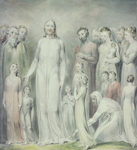 Kan Sorunlu Kadının İyileşmesi by William Blake