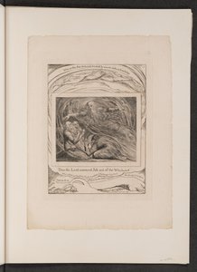 Rab İşi Kasırgadan Yanıtlıyor by William Blake