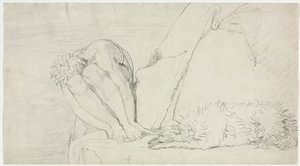 Yalnızca Ölüm Düşüncesi, Korku Yok Eder, c. 1795. by William Blake