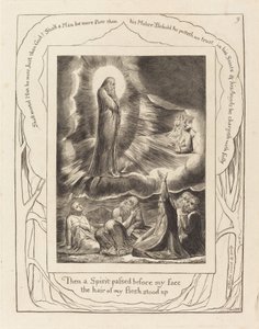 Elifaz'ın Görünüşü, 1825. by William Blake