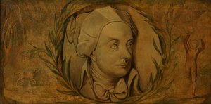 William Cowper (tuval üzerine temper) by William Blake