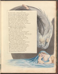 Young'ın Gece Düşünceleri, Sayfa 13, "Şu an görüşümüzü sonlandırıyor" by William Blake