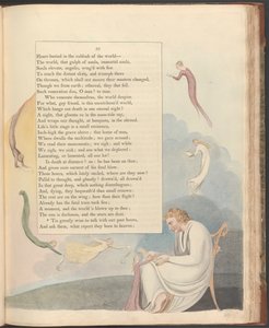 Young'ın Gece Düşünceleri, Sayfa 31, "'Geçmiş saatlerimizle konuşmak çok akıllıca" by William Blake