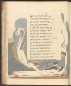 Young'ın Gece Düşünceleri, Sayfa 40, "Melekler onu boyamalı, melekler her zaman orada" by William Blake