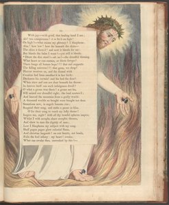 Young'ın Gece Düşünceleri, Sayfa 73, "Korkunç çeliği çizin mi? -- ah hayır!" by William Blake