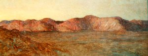 El Kab Çölü, Afterglow by William Blake Richmond