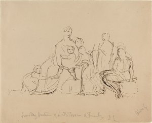 Leydi Torrens ve Ailesi by William Blake after John Linnell