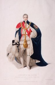 Tören kostümlü Jartiyer Şövalyesi, 1824 by William Bond