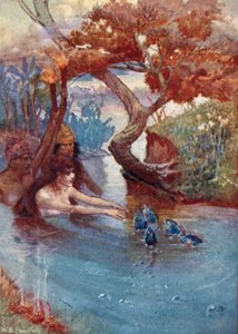 Vathek, An Arabian Tale, William Beckford için çizim (renkli taş)