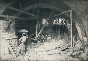 Bir Galilean Un Değirmeni, 19. yüzyılın sonları - 20. yüzyılın başlarında, 1922. by William Brassey Hole