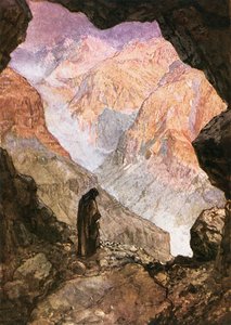 İlyas Horeb çölünde by William Brassey Hole
