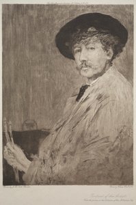 James McNeill Whistler, 1897. by William Brassey Hole