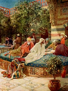Jesus forgives a sinful woman - Bible by William Brassey Hole