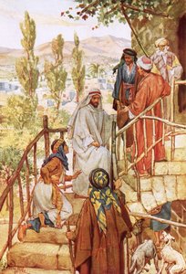 İsa bir kadının imanını test ediyor by William Brassey Hole