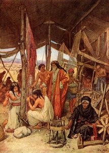 Moses inspecting the Tabernacle - Bible by William Brassey Hole