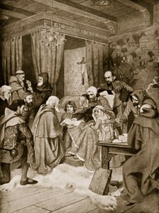 Robert Bruce, bir Bildiri Veriyor, 1329, 