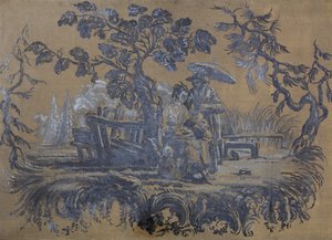 Chinoiserie (tuval üzerine yağlı boya)