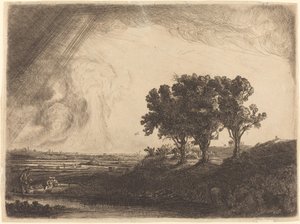 Üç Ağaç by William Byron after Rembrandt van Rijn