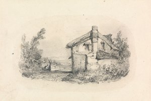 Manzara İçinde Kulübe by William Callow